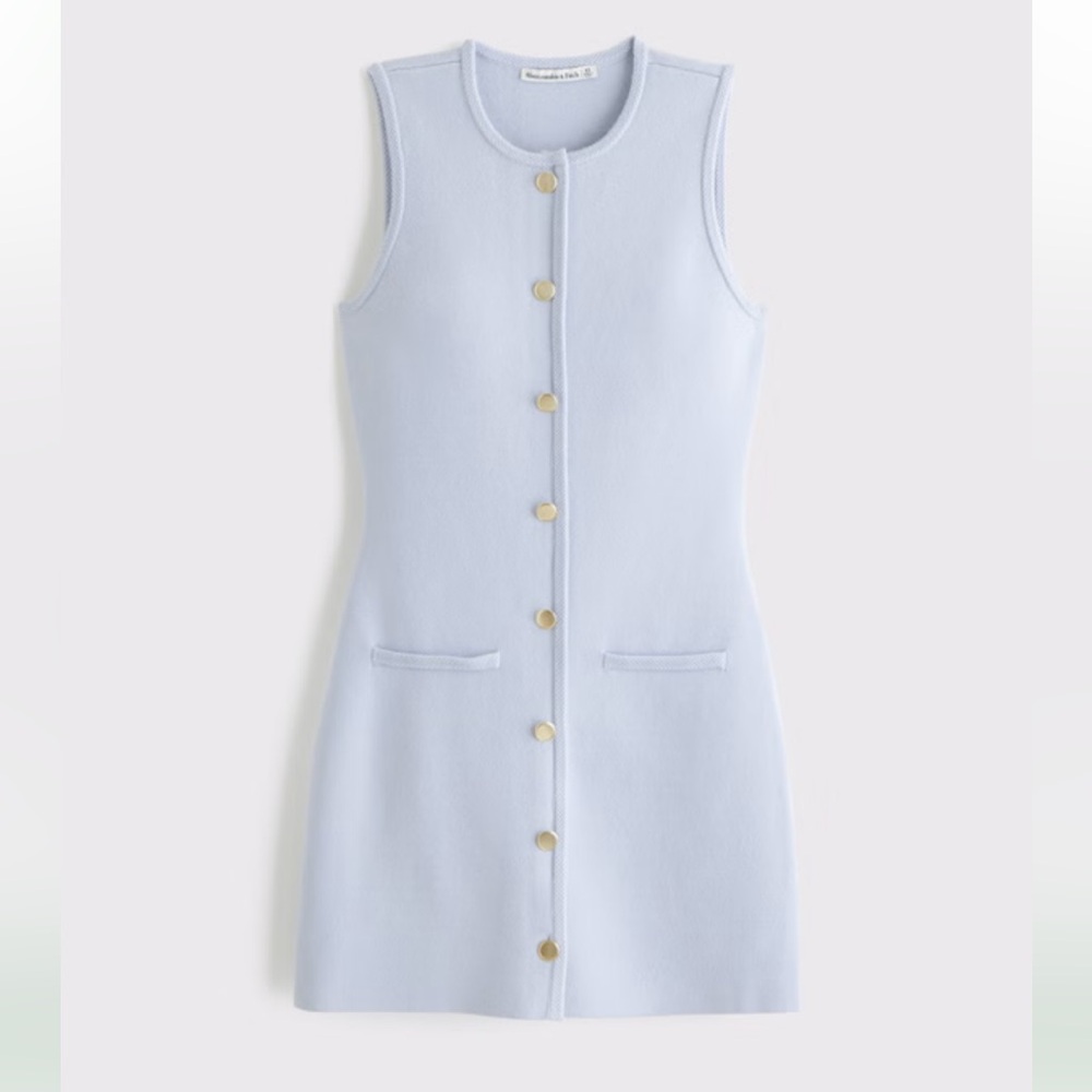Abercrombie & Fitch Light Blue Sleeveless Dress